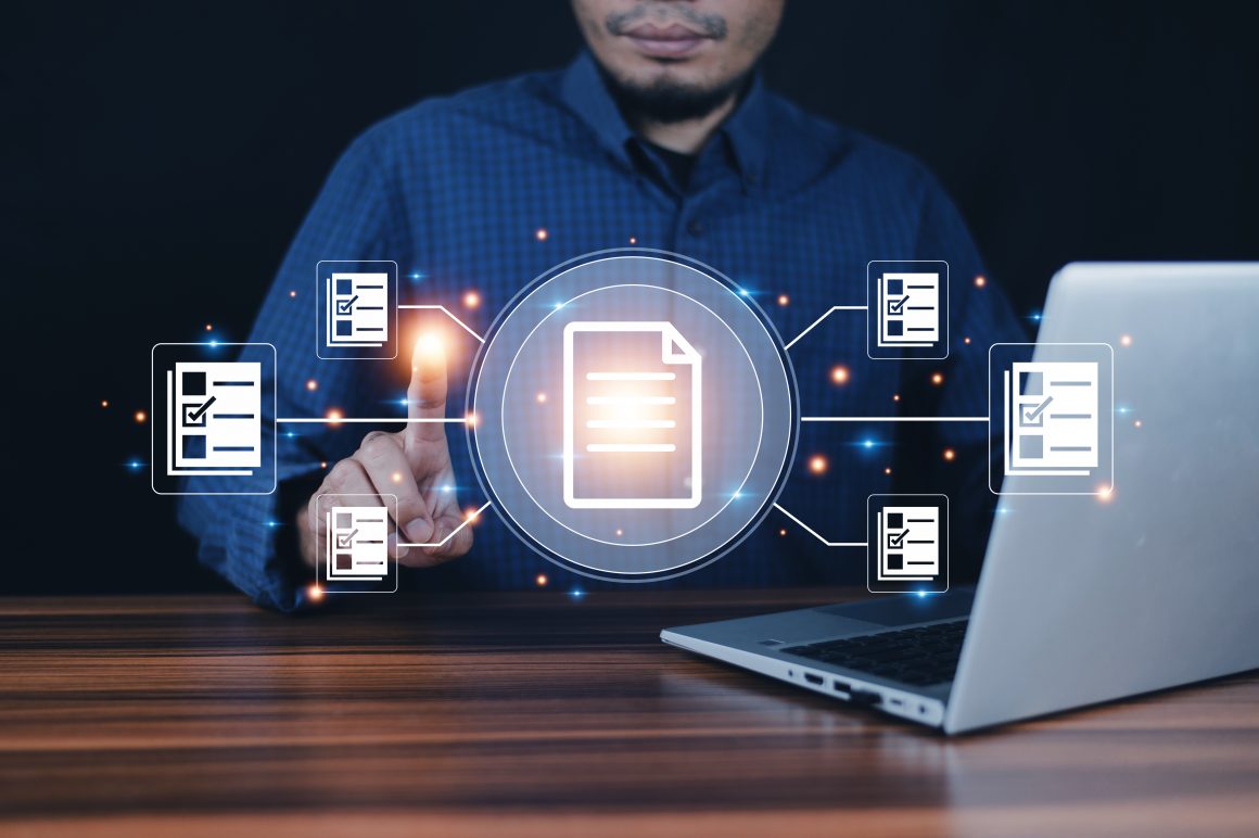 "documents-management-information-system-concept-businessman-using-visual-screen-internet-documents-management-information-system"/