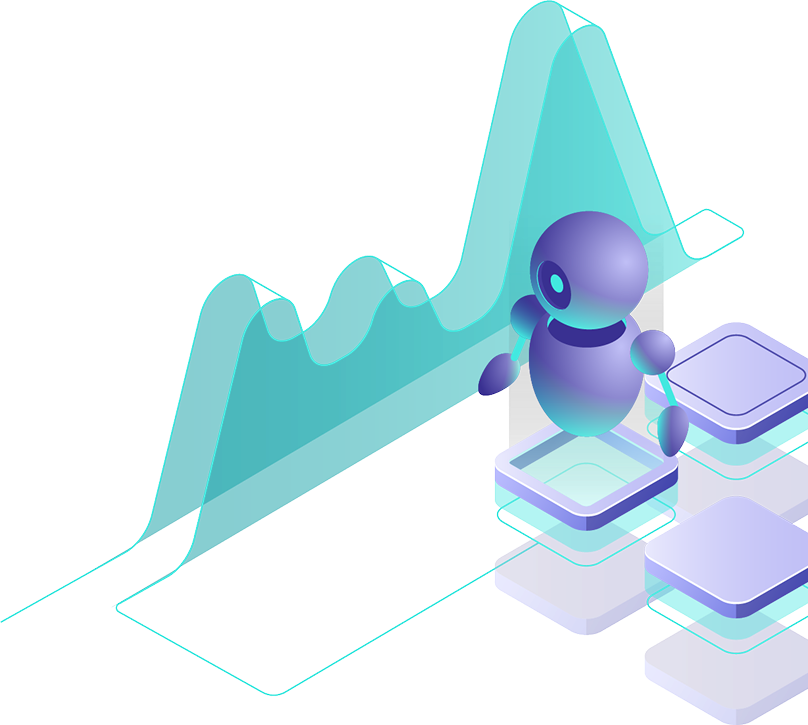Path to AI transformation background